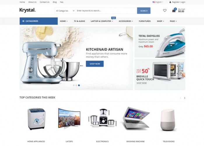 Krystal – Premium Responsive Multipurpose Magento 2 Theme