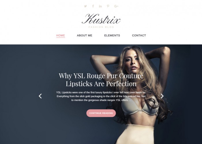 Kustrix – Premium Responsive WordPress Theme