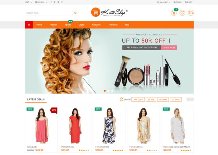 KuteShop – Premium Responsive Multipurpose Magento Theme