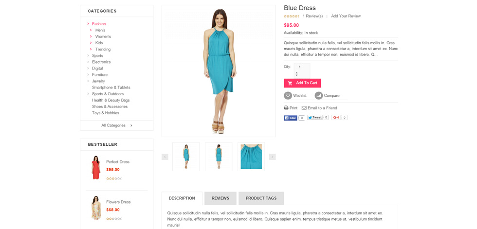 Product page