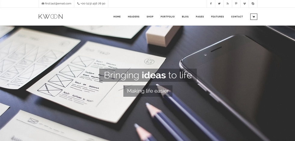 Home page