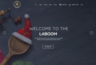 La Boom – Premium Responsive Food & Restaurant Bistro WordPress Theme