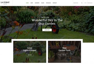 LaForat – Premium Responsive Gardening and Landscaping WordPress Theme