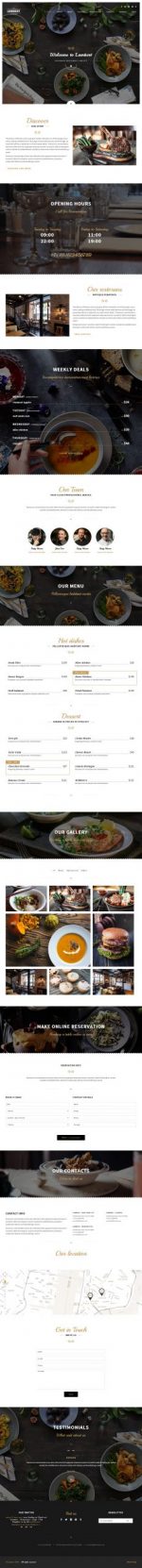 5 Best Responsive Cafe and Bar HTML5 Templates in 2015