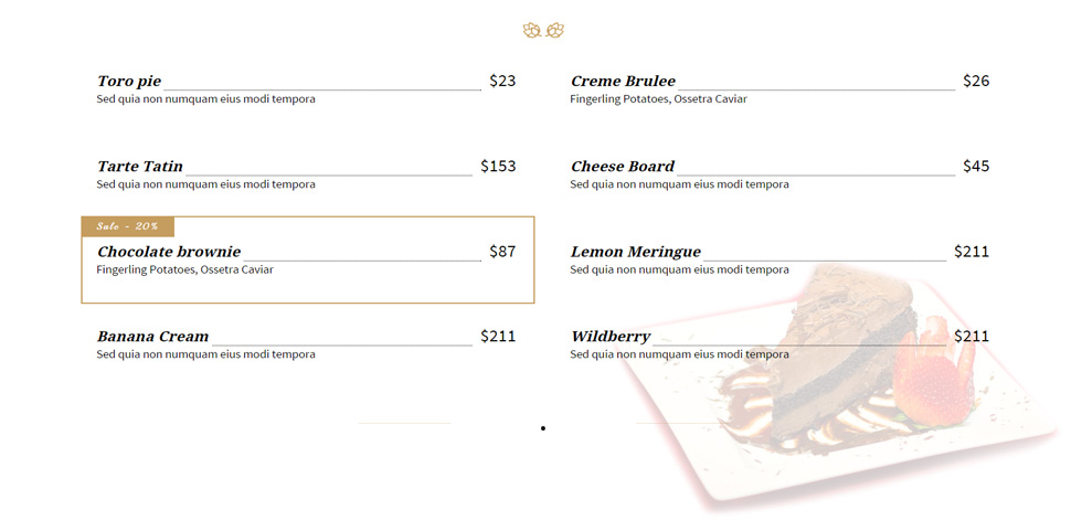 Food Menu