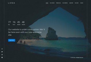 Lana – Premium Responsive Creative Coming Soon HTML5 Template