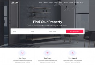 LanDo – Premium Responsive Real Estate HTML5 Template