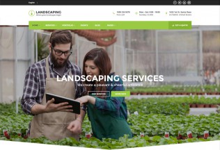 Landscaping – Premium Responsive Landscaping WordPress Theme