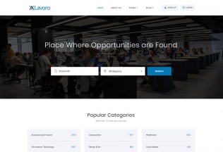 Lavoro – Premium Responsive Jobs Portal HTML5 Template
