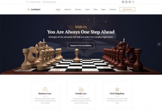 Law Expert – Premium Responsive Law Firm HTML5 Template