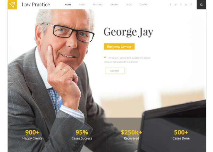 Law Practice – Premium Responsive Lawyer WordPress Theme