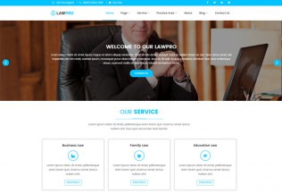 LawPro – Premium Responsive Lawyer & Law Agency HTML5 Template