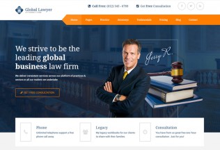 Lawyer – Premium Responsive HTML5 Template for Attorneys and Law Firms