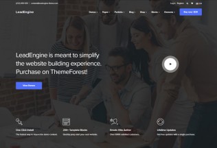 LeadEngine – Premium Responsive Multi-Purpose WordPress Theme