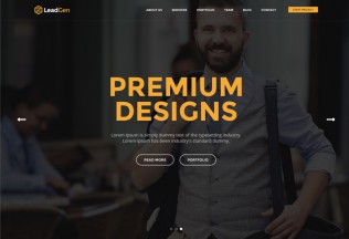 LeadGen – Premium Responsive Multipurpose HTML5 Template with Page Builder