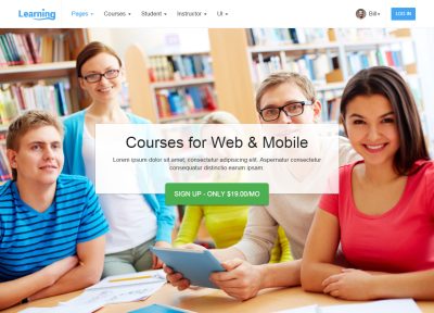 Best Responsive HTML5 Learning Management System Templates in 2015