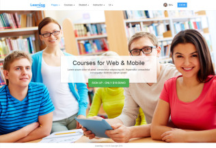 Learning App – Premium Responsive Learning Management System HTML5 Template