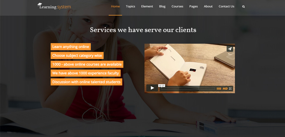 Home page