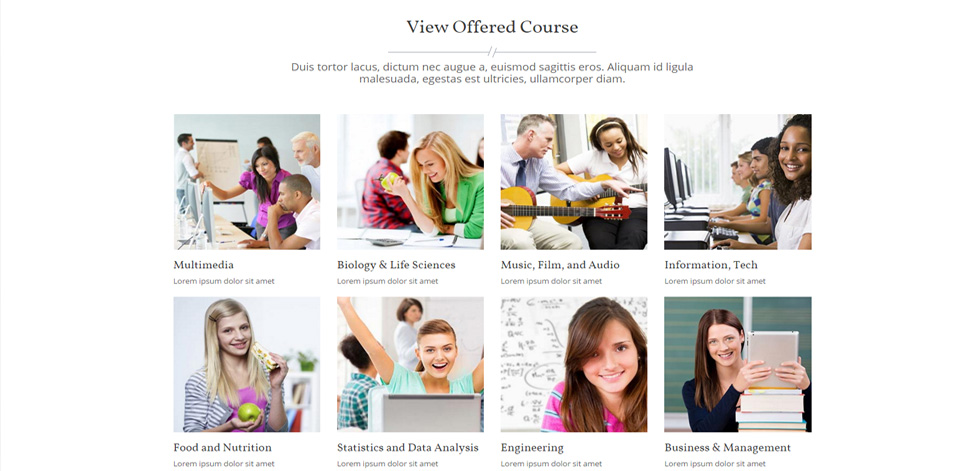 Courses