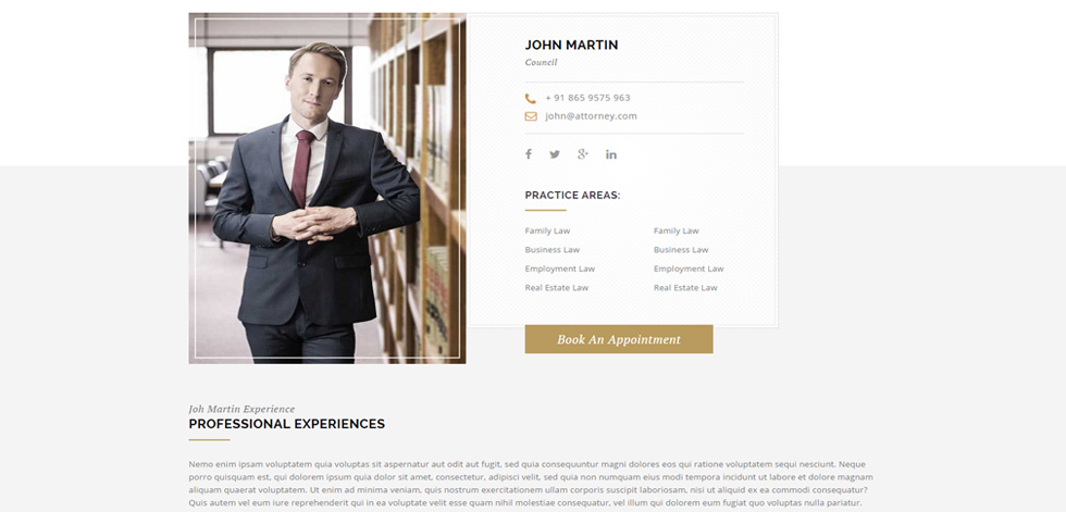 Attorney profile