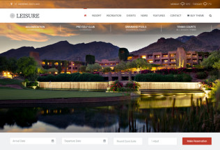Leisure – Premium Responsive Hotel, Resort & Spa WordPress Theme