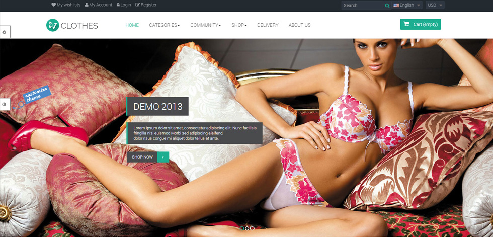 Welcome page