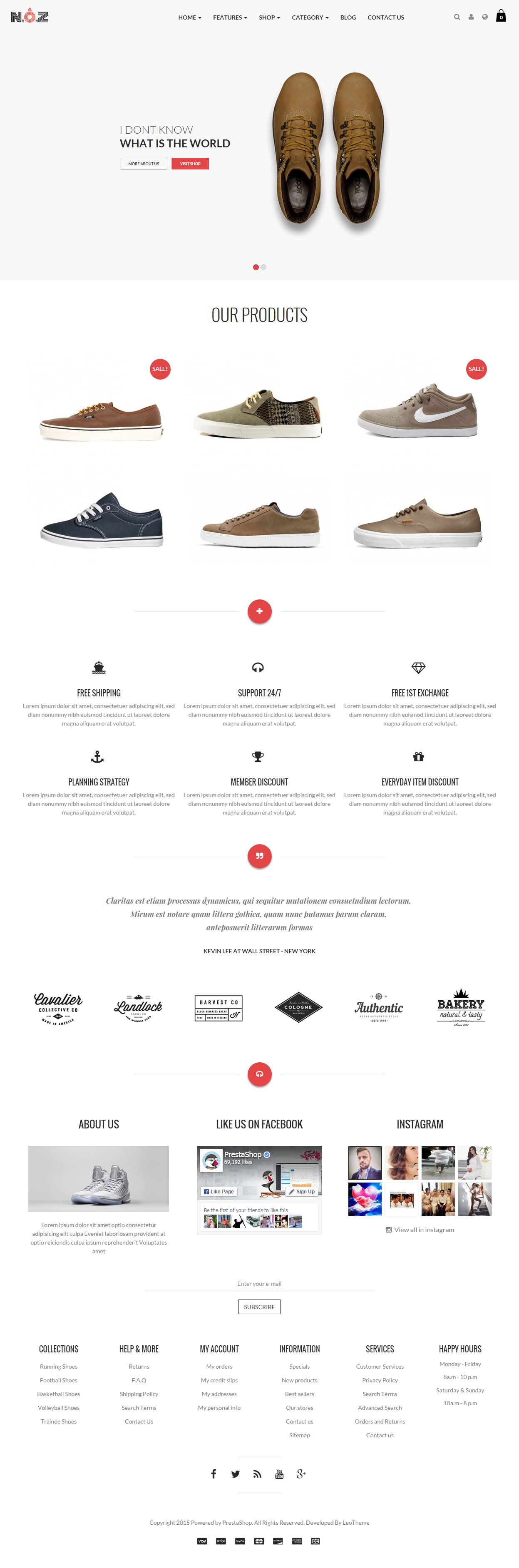 Leo Shoes Shoes Prestashop Theme