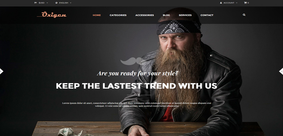 Home page