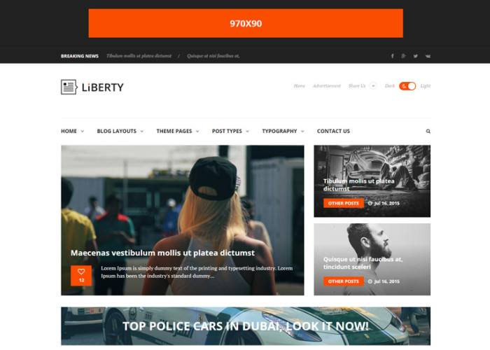 Liberty News – Premium Responsive Magazine, Blog Drupal Theme