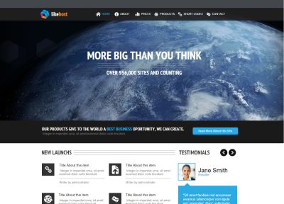 Best Premium Muse Hosting Templates in 2014