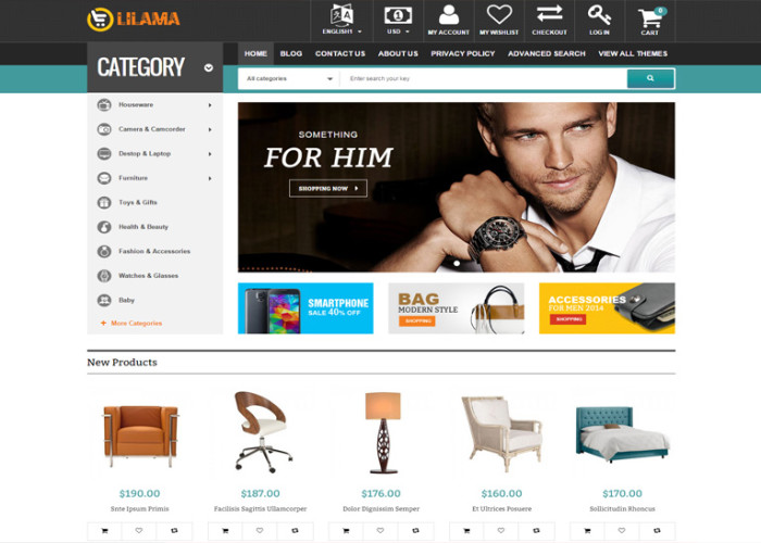 Lilama – Premium Responsive Mega Shop Magento Theme