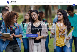 Lincoln – Premium Responsive Education Material Design WordPress Theme