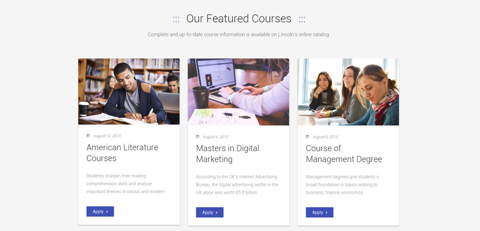 Courses