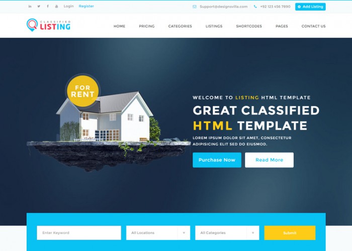 Listing – Premium Responsive Directory Multipurpose HTML5 Template