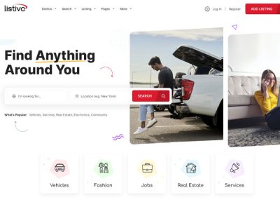Listivo – Premium Responsive Directory Listing WordPress Theme