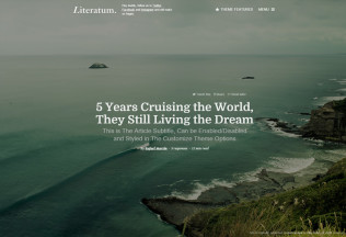 Literatum – Premium Responsive Writers WordPress Theme