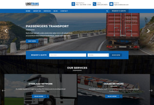 LogiTrans – Premium Responsive Logistic and Transportation HTML5 Template