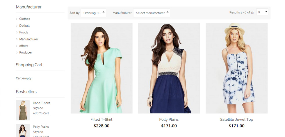 Category page