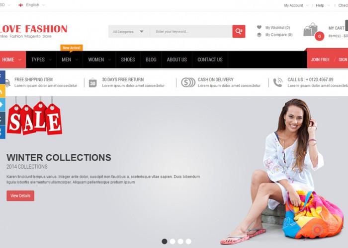Love Fashion – Premium Responsive Fashion Magento Theme
