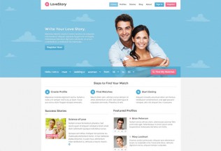 LoveStory – Premium Responsive Dating WordPress Theme