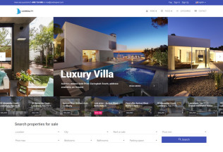 Lux Realty – Premium Responsive Real Estate Material Design HTML5 Template