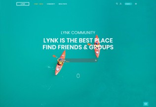 Lynk – Premium Responisve Social Networking and Community WordPress Theme