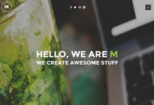 M – Premium Responsive Multipurpose One Page HTML5 Template