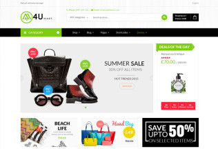 M4U – Preemium Responsive Multi Store WordPress Theme