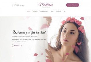Madeleine – Premium Responsive Spa Health & Skincare WordPress Theme