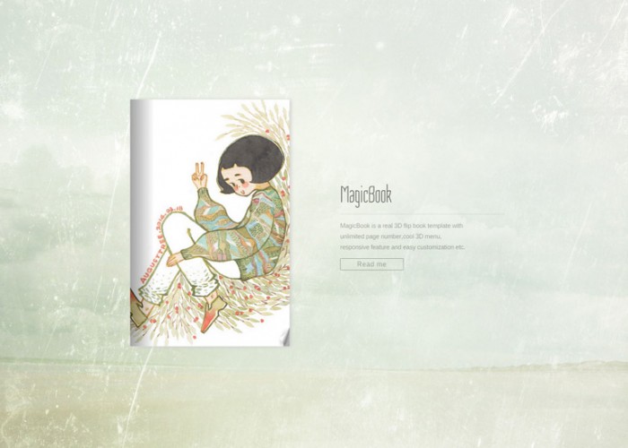 MagicBook – Premium Responsive 3D Flip Book WordPress Theme