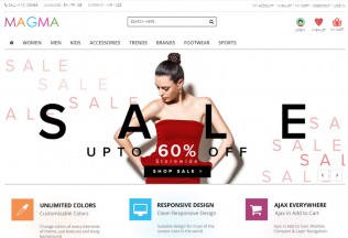 MAGMA – Premium Responsive Magento Fashion Theme