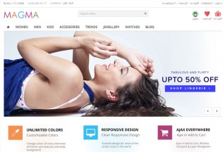 Magma – Premium Responsive Fashion PrestaShop Template