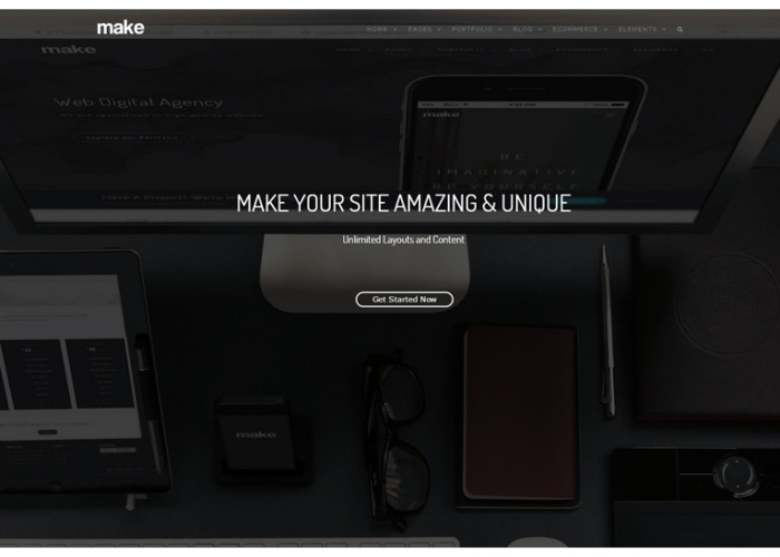Make – Premium Responsive Multipurpose One/Multipage Drupal Theme