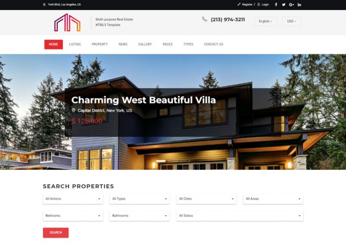 Manour – Premium Responsive Real Estate Bootstrap HTML5 Template